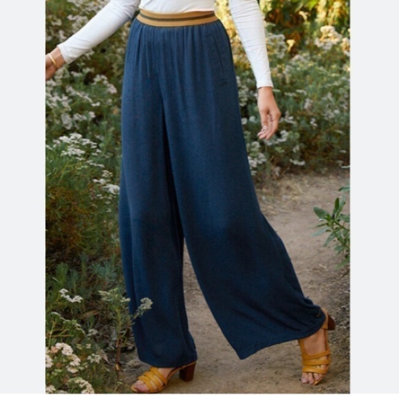 Matilda Jane Pants - Matilda Jane Moments With You Try Something New Navy Pants